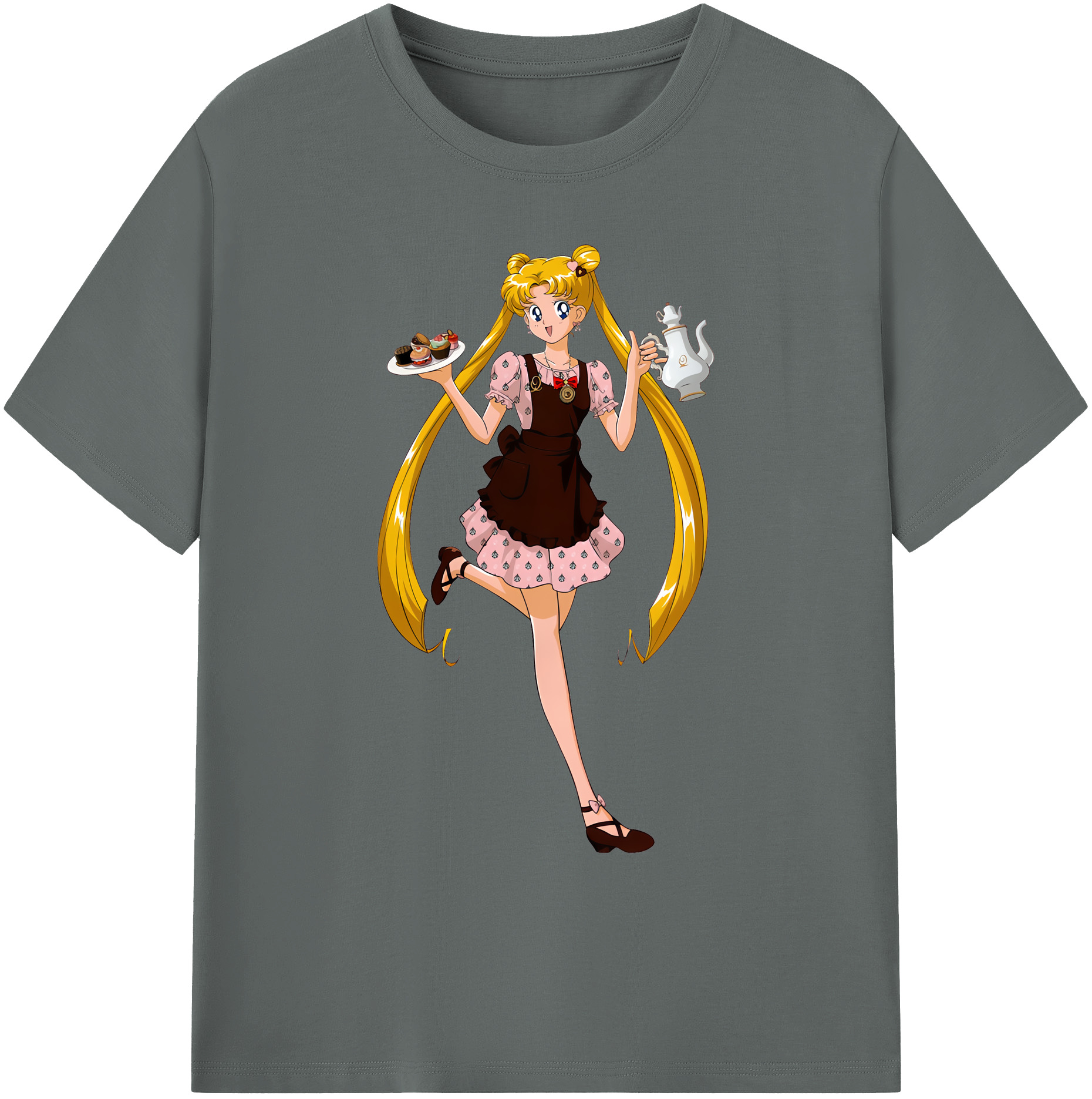 （画像用） 美少女戦士セーラームーン 愛野 美奈子 あいの みなこ Sailor Moon Aino Minako 綿100％ メンズ半袖Tシャツ｜肌触りやわらか＆通気性